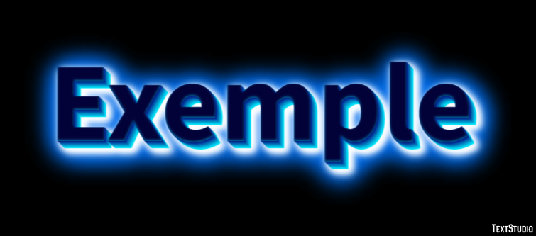 Exemple Эффект текста