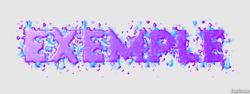 Exemple Эффект текста