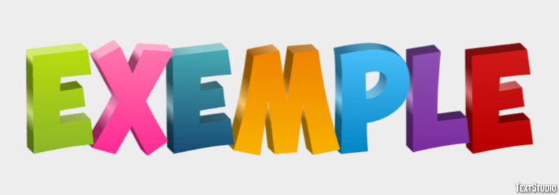 Exemple Effetto testo