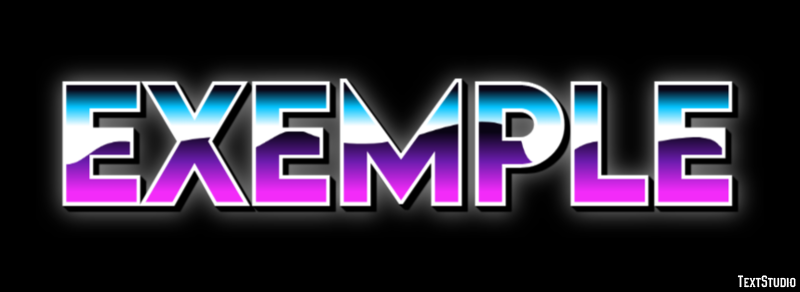 Exemple Эффект текста