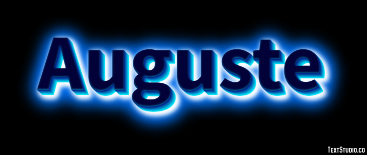 Auguste Text effect