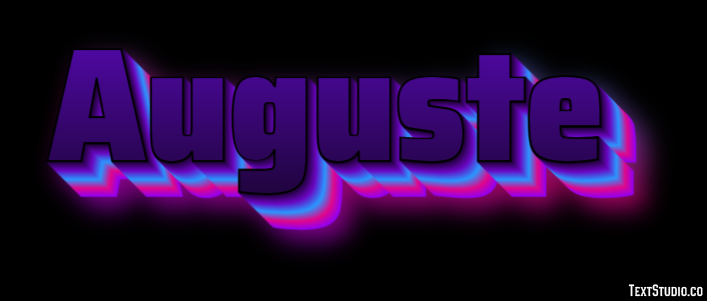 Auguste Effetto testo