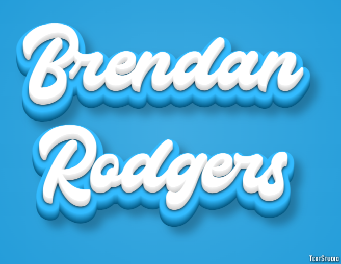 Brendan Rodgers Text effect