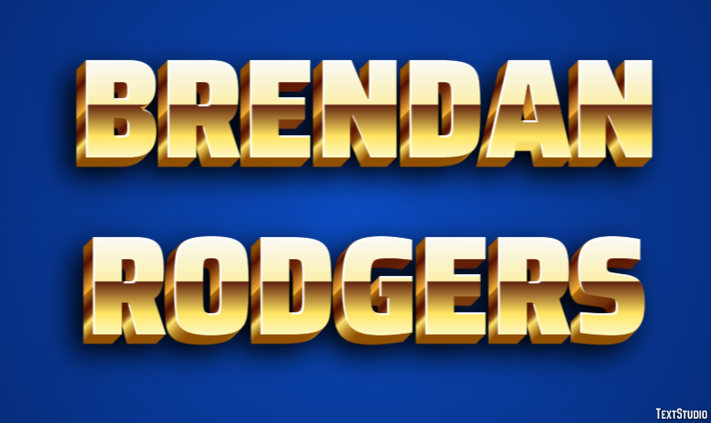 Brendan Rodgers Text effect