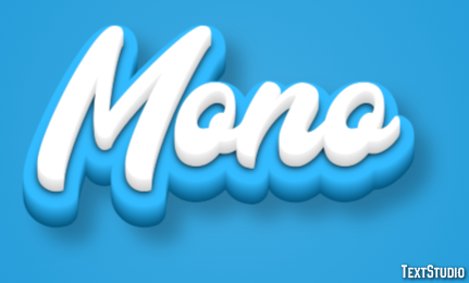 Mono Efecto de texto