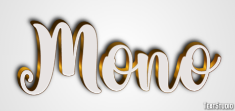 Mono Efecto de texto