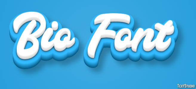 Bio Font Text Effect