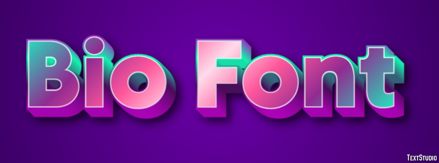 Bio Font Text Effect