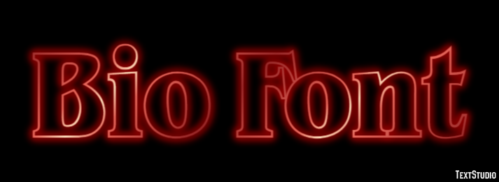 Bio Font Text Effect