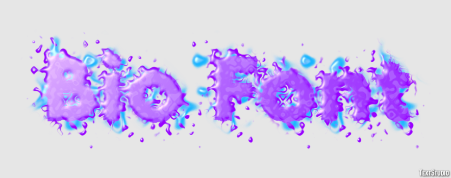 Bio Font Efecto de Texto