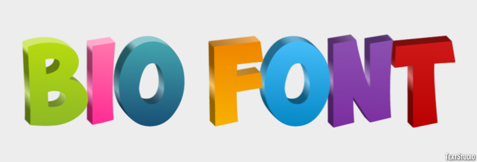 Bio Font Text Effect