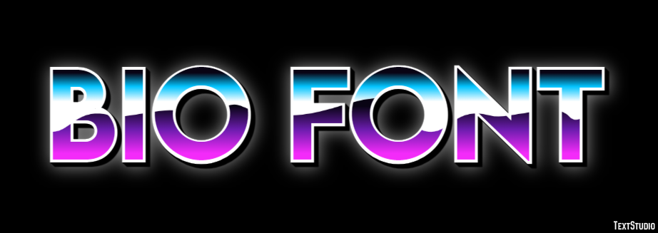 Bio Font Efecto de Texto