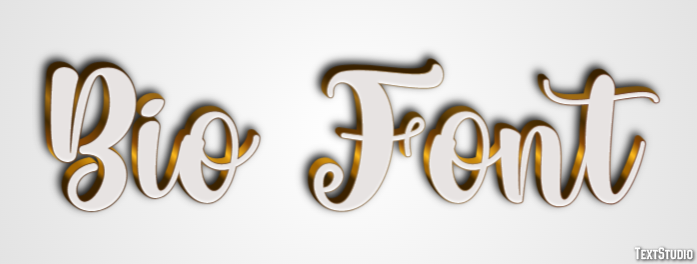 Bio Font Text Effect