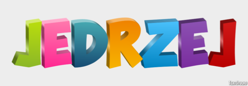 Jędrzej Efecto de Texto