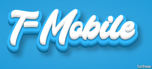 T-Mobile Text effect