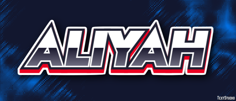 Aliyah Text Effect