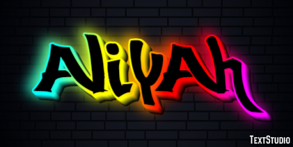 Aliyah Text Effect
