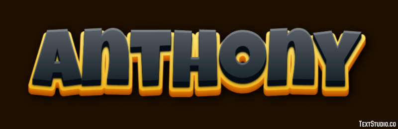 Anthony Efeito de texto