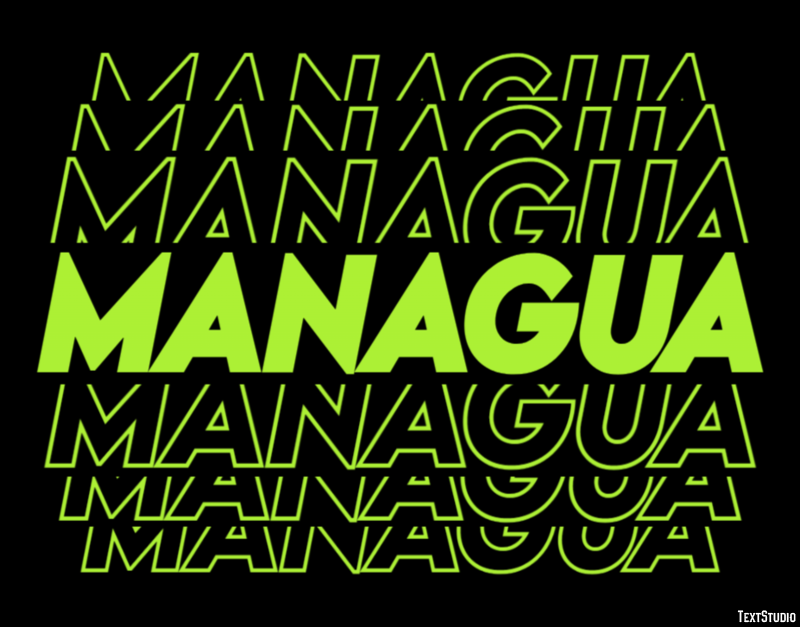 Managua Efekt tekstowy