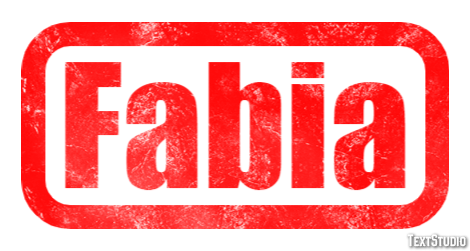 Fabia Effetto testo