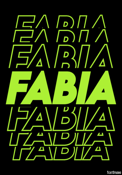 Fabia Effetto testo