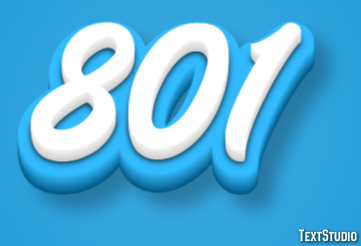 801 Text Effect