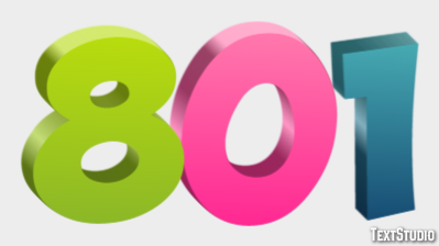 801 Text Effect