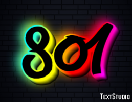 801 Text Effect