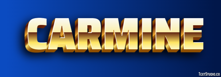 Carmine Text effect