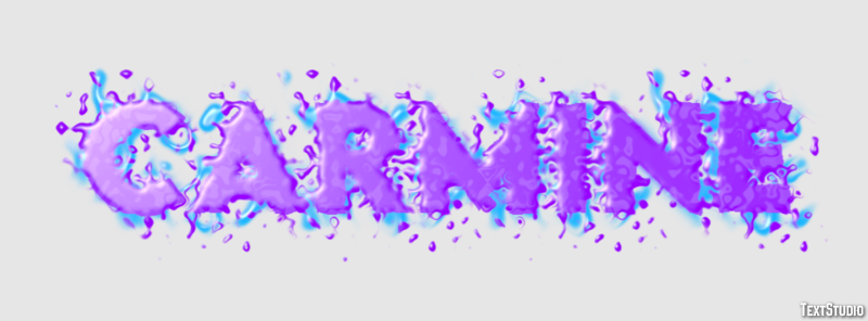 Carmine Text Effect