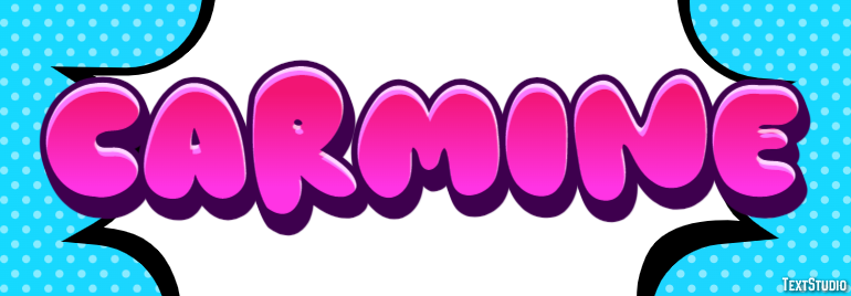 Carmine Text Effect