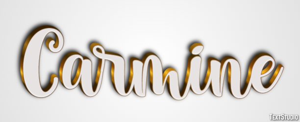 Carmine Text effect