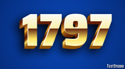 1797 Text Effect