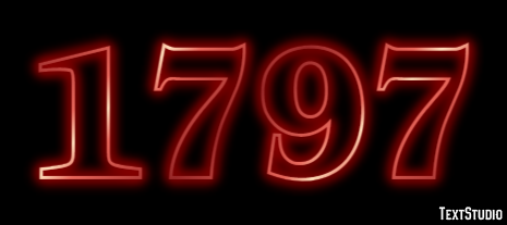 1797 Text Effect
