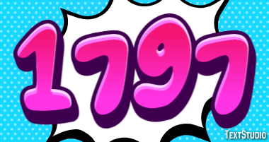 1797 Text Effect