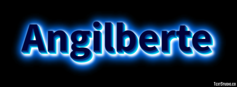 Angilberte Tekst effect