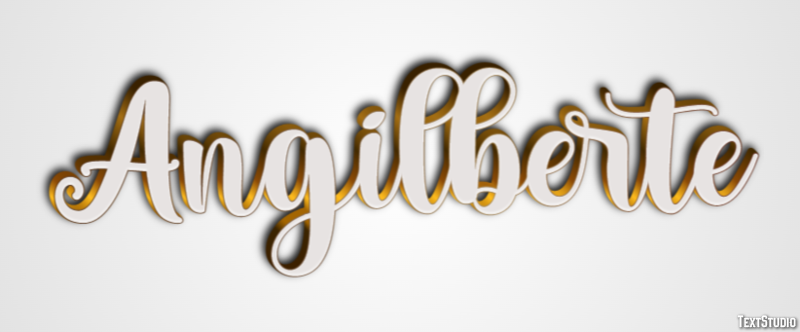 Angilberte Tekst effect