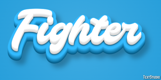 Fighter Text Effect