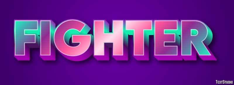Fighter Text Effect