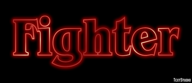 Fighter Text Effect