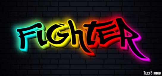 Fighter Text Effect