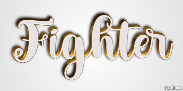 Fighter Effetto testo