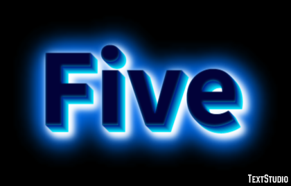 Five Text Effect