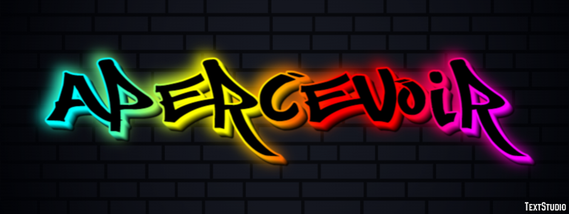 Apercevoir Texteffekt