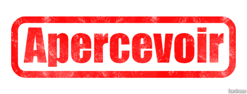 Apercevoir Efeito do texto