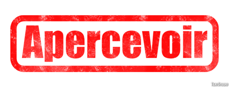 Apercevoir Efekt tekstowy