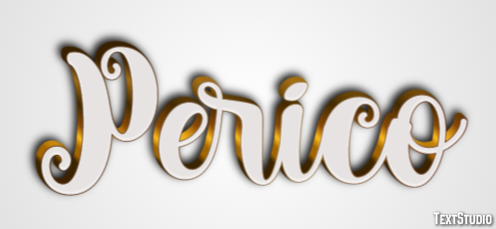 Perico Effet de texte