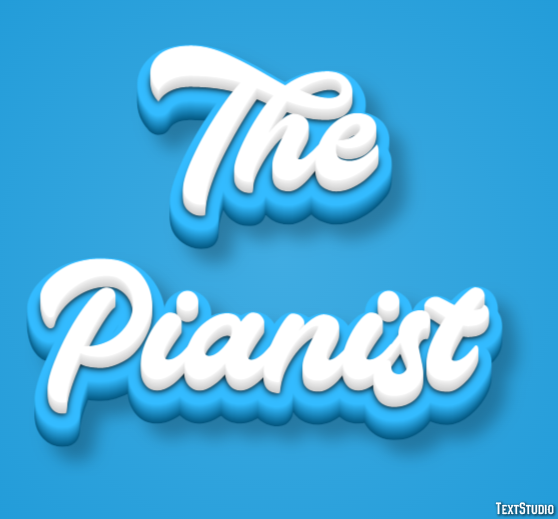 The Pianist Text effect