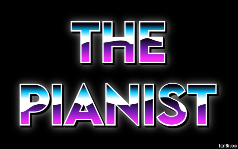 The Pianist Text effect