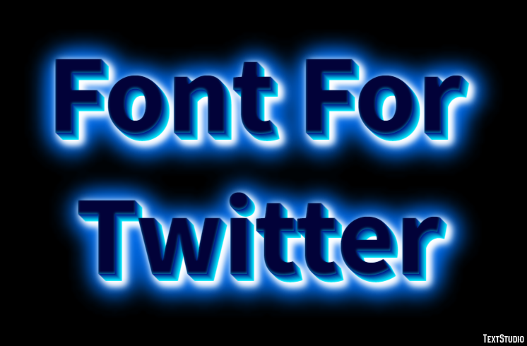 Font For Twitter Text Effect